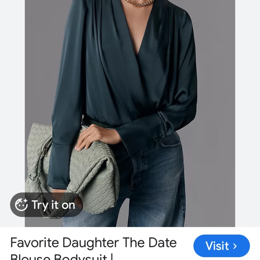 Anthropologie Black Bodysuit